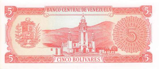 5 Bolivares1989 p.70b